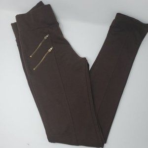 Roma Collection Chocolate Brown Legging Pants